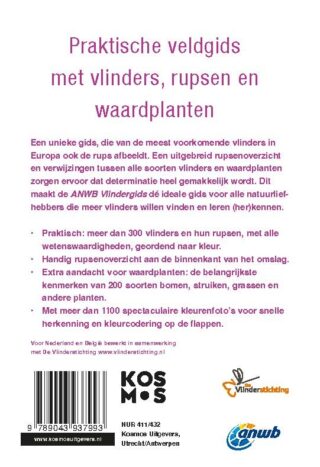 ANWB Vlindergids - achterkant