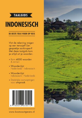 Indonesisch - achterkant