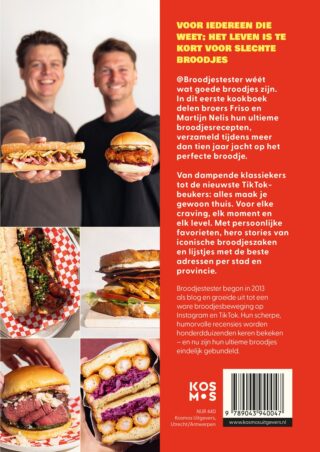 Het Ultieme Broodjesboek - achterkant