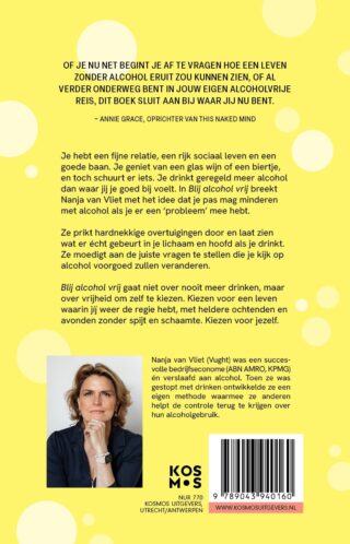 Blij alcohol vrij - achterkant