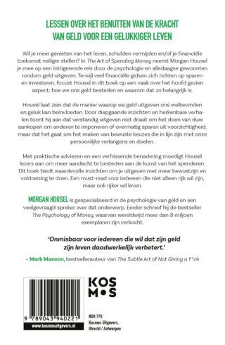 The Art of Spending Money - Nederlandse editie - achterkant