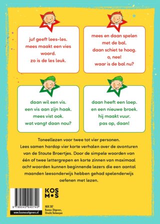 Samen lezen met de Stoute Broertjes - achterkant