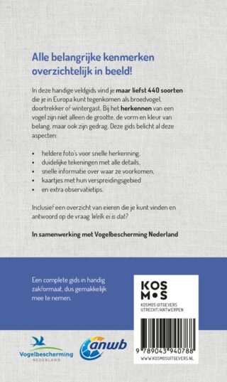 Welke vogel is dat? ANWB Vogelgids - achterkant