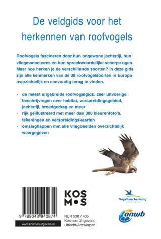 Roofvogelgids van Europa - achterkant