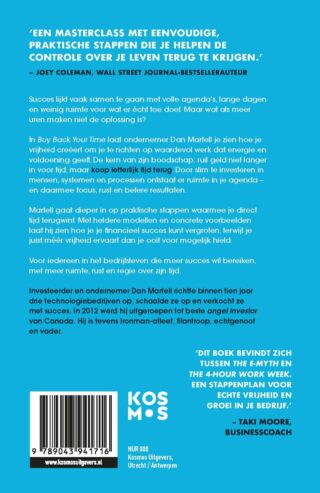 Buy Back Your Time - Nederlandse editie - achterkant