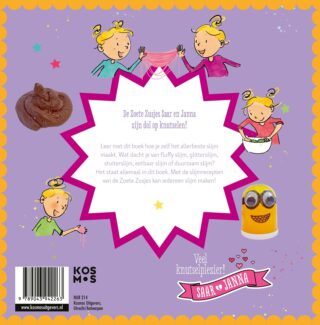 Knutselen met de Zoete Zusjes - slijm - achterkant