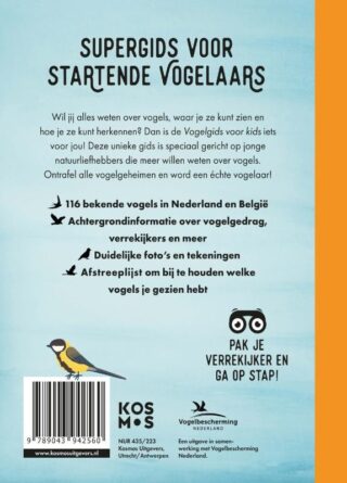 Vogelgids voor kids - achterkant