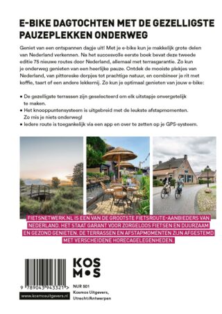 75 leuke e-bike routes langs gezellige terrassen - achterkant