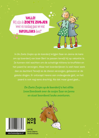 De Zoete Zusjes op de boerderij - achterkant