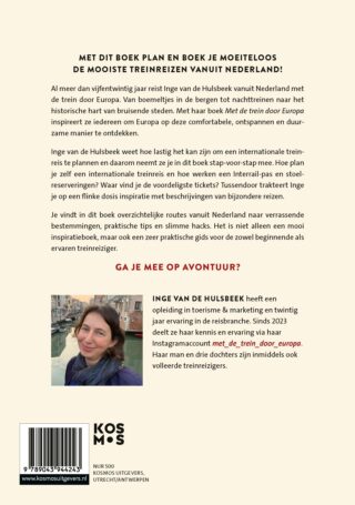 Met de trein door Europa - achterkant