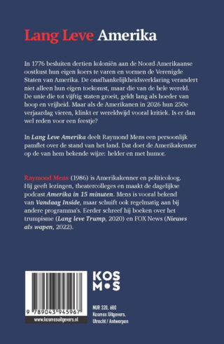 Lang leve Amerika - achterkant