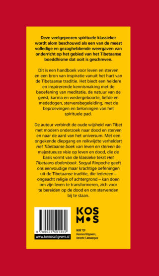 Het Tibetaanse boek van leven en sterven - achterkant