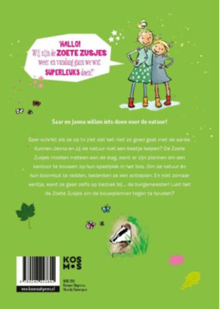 De Zoete Zusjes helpen de natuur - achterkant