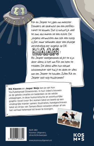 Rik en Jesper gaan naar de maan - achterkant
