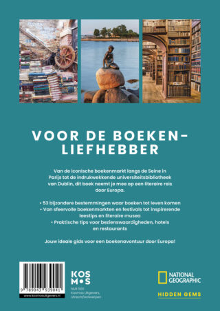 Book Lovers Escapes - 53 Europese bestemmingen voor een literaire reis - achterkant