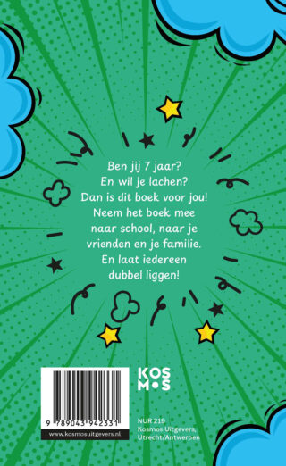 Hilarische moppen voor kids van 7 jaar - achterkant