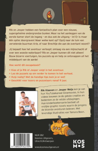 Rik en Jesper escapeboek - achterkant