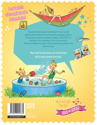 Het grote Zoete Zusjes vakantieboek 6 - achterkant