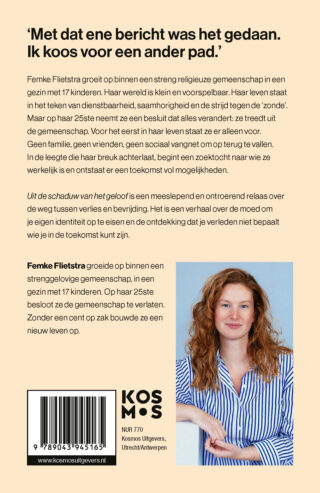 Uit de schaduw van het geloof - achterkant