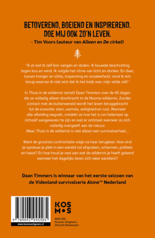 Thuis in de wildernis - achterkant